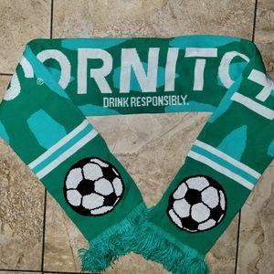 Hornitos green soccer scarf